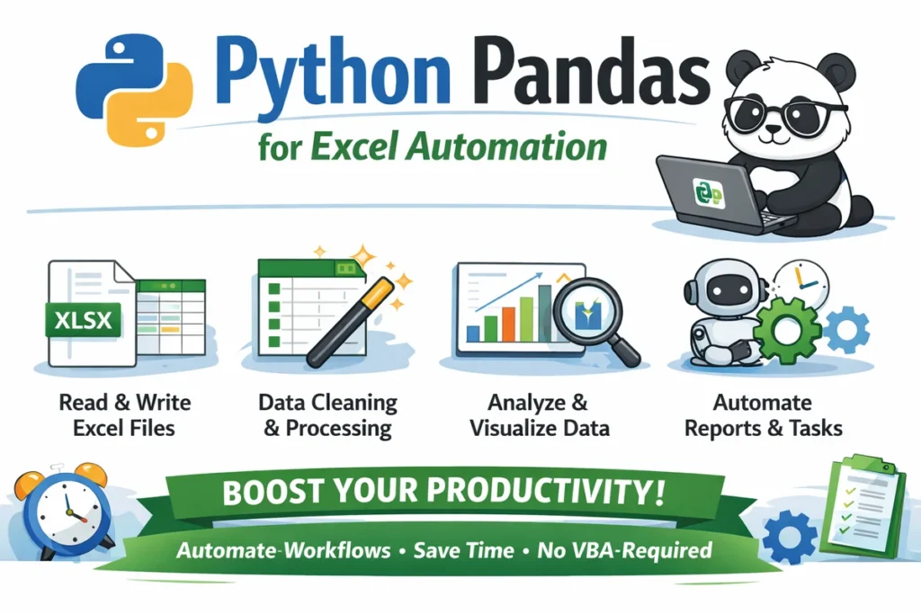 automate excel file using pandas
