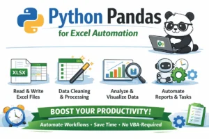 automate excel file using pandas